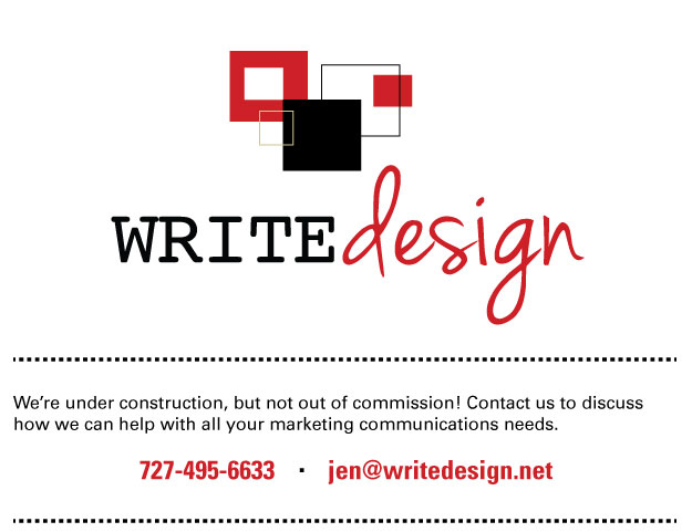 Write Design Under Construction